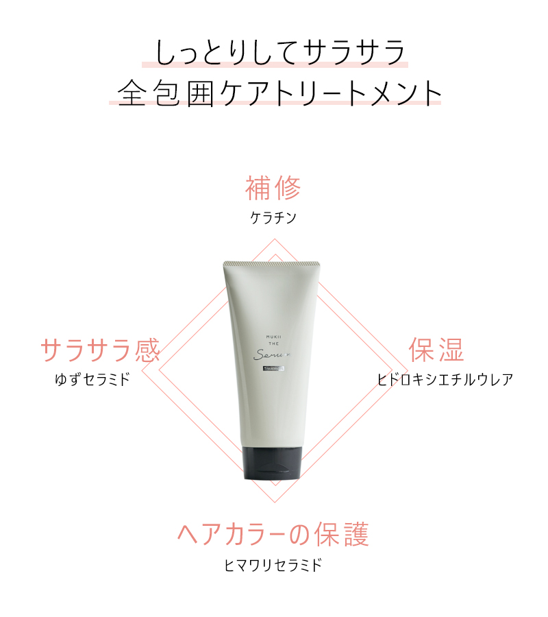 定期購入 トリートメント》MUKII THE serum shampoo＆treatment《serum ...